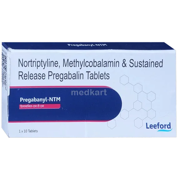 pregabanyl ntm tablet 10's